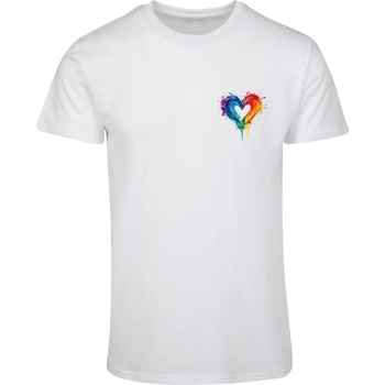 Mister Tee Тениска Pride Splash Vibe T-shirt white XXLUB-MP0008597-00220 - Тъмносив, размер 3XL