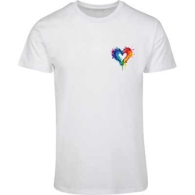Mister Tee Тениска Pride Splash Vibe T-shirt white XXLUB-MP0008597-00220 - Тъмносив, размер 3XL