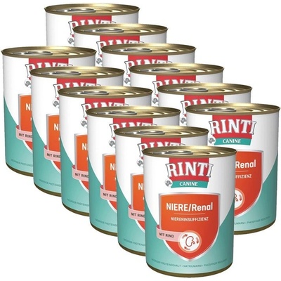 Rinti Canine Renal hovädzie 12 x 800 g