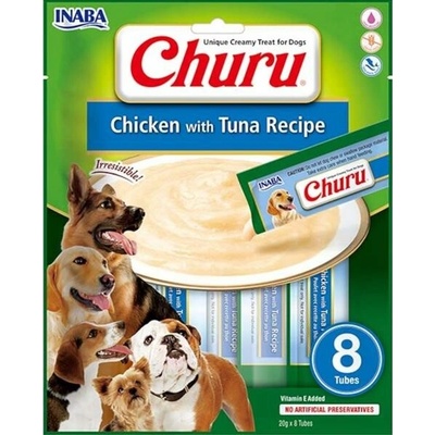 Churu dog snack kuře & tuňák 8 x 20 g