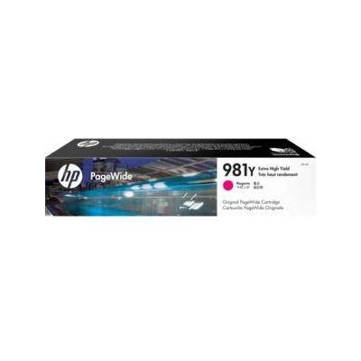 HP Мастилена касета HP 981Y Extra High Yield Magenta Original PageWide Cartridge, L0R14A