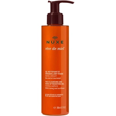 NUXE Reve de Miel почистващ гел за чувствителна кожа на лицето за жени 200 мл