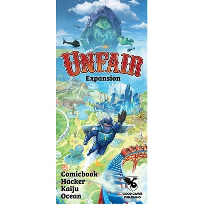 Good Games Publishing Unfair Expansion: Comicbook Hacker Kaiju Ocean