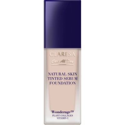 Claresa Natural Skin Tinted Serum Foundation Make-up-Sérum s přirozeným finišem 0N Fair Neutral 32 ml