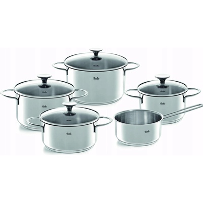 FISSLER - Copenhagen - Sada hrnců s rendlíkem - Skleněné poklice - 5 ks