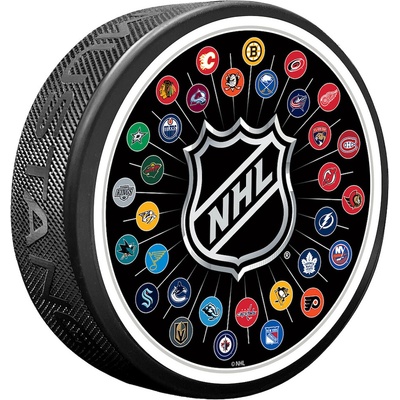 Mustang Puk NHL 32 Team Logos Puck