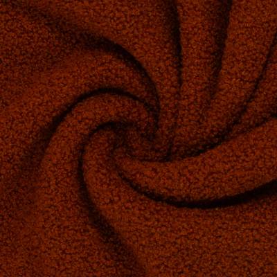 Teddy bouclé fleece - terracotta 714