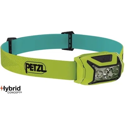 Petzl Челник petzl actik 2025, 450 Лумена, Зелен (e063ab03)