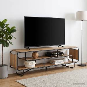 vidaXL ТВ стойка 180 x 36 x 45 см Дъб артизан Инженерна дървесина (8007875)