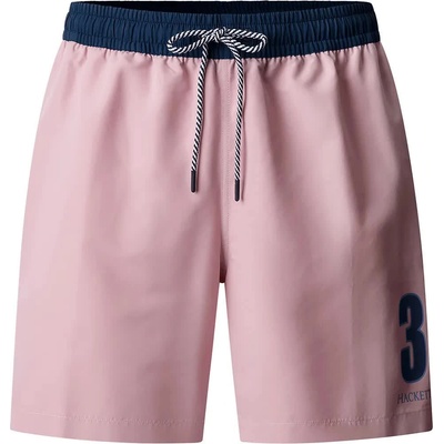 Hackett Бански гащета Hackett Number swimming shorts - Pink (Blush Pink)