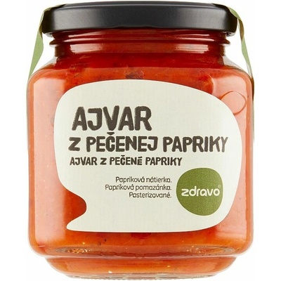 Zdravo Ajvar z pečenej papriky 300 g