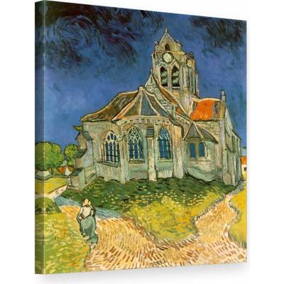 Obraz na plátne KATEDRA – Vincent van Gogh - 50x40 cm