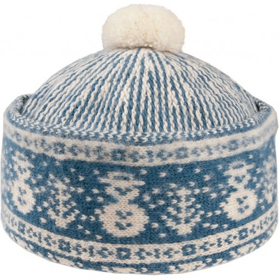 Tonak Zmijovka čepice dětská Triton Sněhulák světle modrá /smetanová