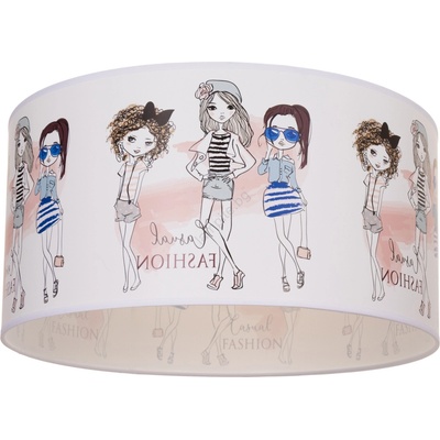 BELIS Детско таванно осветително тяло GIRLS VIBES 1xE27/60W/230V, Ø 40 см, за момичета (BE1079)