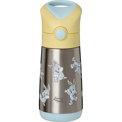 b.box Nerezová termofľaša so slamkou 350 ml Looney Tunes