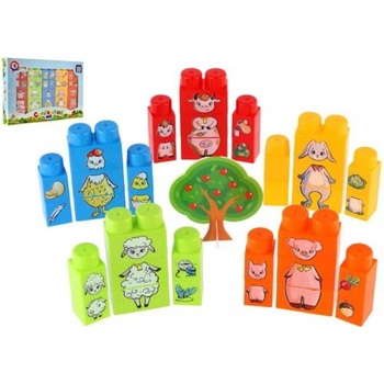 Teddies Stavebnice zvířátka