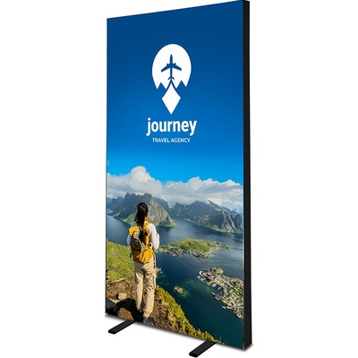 Jansen Display Light Box The bright box Single Black 100x200cm, 1000 x 2020 mm