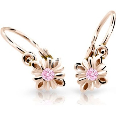 Cutie Jewellery detské náušnice zlaté C2261R-Pink