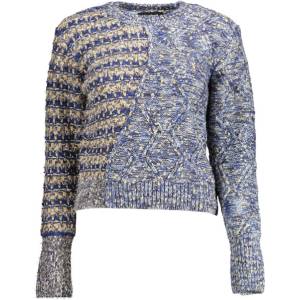 Desigual Дамски пуловер desigual, Цвят Син (22wwjf83_blu_5001)