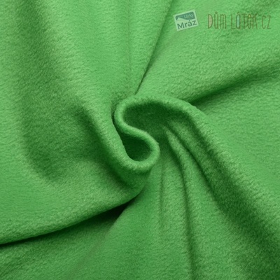 Polar fleece zelený