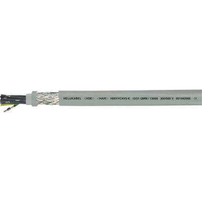 Helu H05VVC4V5-K (NYSLYCYÖ-JZ) 13072-1000 riadiaci kábel 3 G 0.75 mm² 1000m sivá