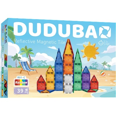 Мини рефлектиращи магнитни плочки - 39 части