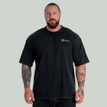 GymBeam STRIX Тениска Oversized Washed Black M