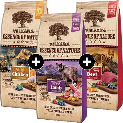 Velxara Essence of Nature GF Adult 3 x 11,4 kg