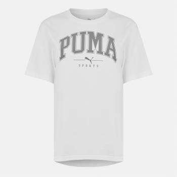 PUMA Тениска Puma Women's Squad Relaxed Regular Fit T-Shirt - Puma White
