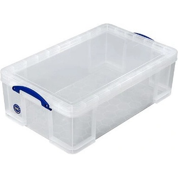 REALLY USEFUL plastový box 50 l s vekom transparentný