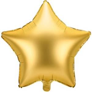 Party Deco Фолиев Балон Звезда в Златно, 48см (fb3s-019)