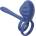 Xocoon Couples Slimline Vibrator Ring Blue