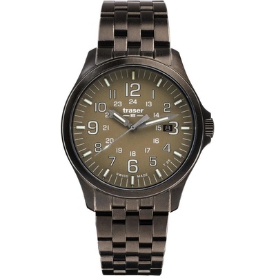 Traser P67 Officer Pro Gunmetal Khaki ocel