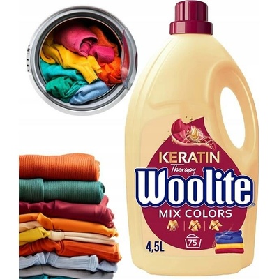 Woolite Color Keratin Tekutý prací prostředek 4,5 l 75 PD