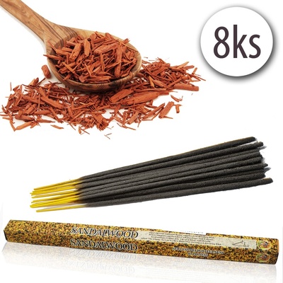 Exotic World vonné tyčinky Sandalwood 76472-3 8 ks