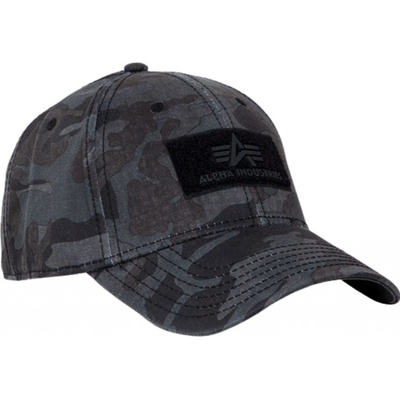 Alpha Industries VLC Cap black camo čierny maskáč tmavý maskáč