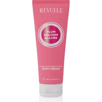 Revuele Plum & Bloom Allure Fragranced Brightening Body Cream озаряващ крем за тяло с хидратиращ ефект за жени 250ml
