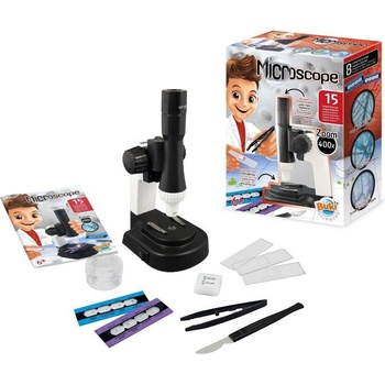Buki France Детски микроскоп Buki France - 15 експеримента (BKMR400)