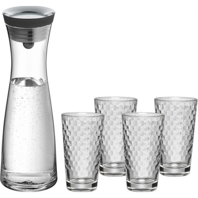 WMF Karafa na vodu BASIC 1 l, sada 5 ks, se sklenicemi, sklo,