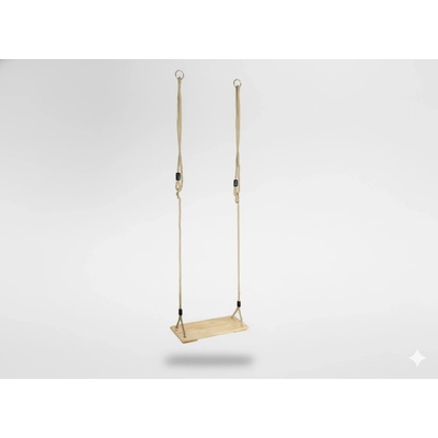 Garden Line Drevená detská hojdačka 45 × 19,5 × 1,6 cm HAM6584