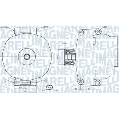 MAGNETI MARELLI generátor 063731840010