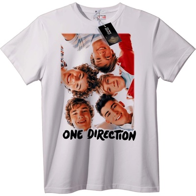 NOONEBRAND Тениска One Direction - 5XL, White