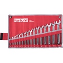 FORTUM 16-dielna sada očko-vidlicových kľúčov 6-24mm