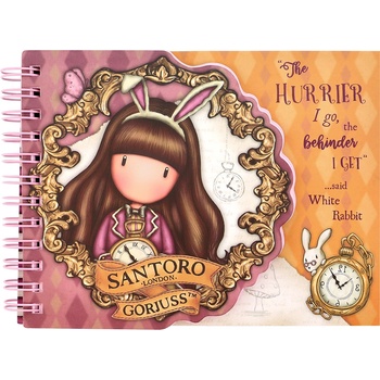 Santoro Бележник със спирала Santoro Gorjuss - Just One Second (1139GJ03)