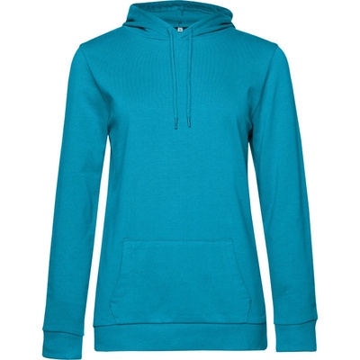 B&C mikina Hoodie COT-01W04Wx3900 modrá hawai