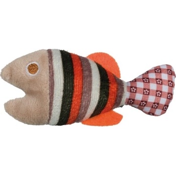 TRIXIE Plyšová/látková rybka s catnipem 9-12 cm