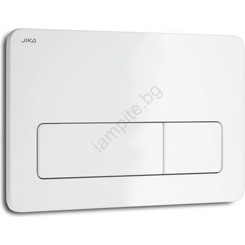 Jika h8936620000001 - Бутон за промиване dual pro, бял (lf0239)