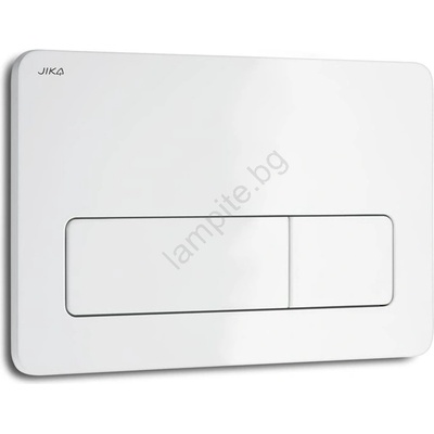 Jika h8936620000001 - Бутон за промиване dual pro, бял (lf0239)