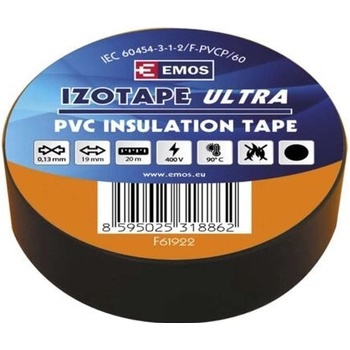 Emos F61922 Izolačná páska PVC 19 mm x 20 m čierna