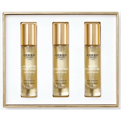 Creed Female Giftset Creed Aventus for Her EDP 10 ml + Creed Carmina EDP 10 ml + Creed Wind Flowers EDP 10 ml